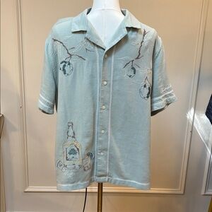 Men’s The Abercrombie & Fitch Summer Linen Blend short sleeve shirt